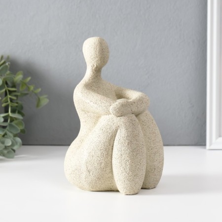 Souvenir Polystone "Lauren Honey" White 11.5x11x19 cm