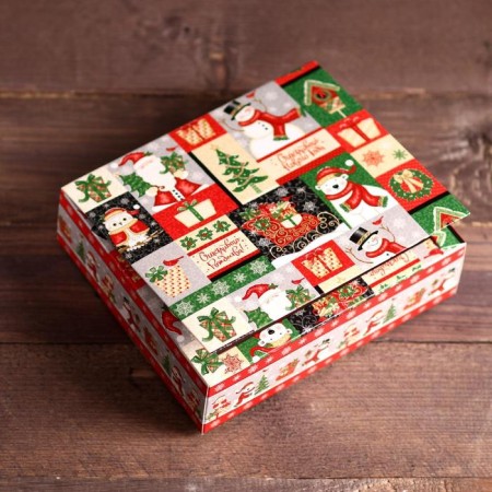 Cardboard box "New Year Mix", book, 18.5 x 5.5 x 16 cm-3