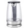Electric kettle KitFort KT-619, glass, 1.7 l, 2200 watts, auto shutdown, silver
