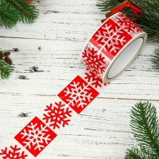 New Year. Scotch tape with the Snowflake logo 48*45m 45mmkm