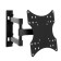 Ultramounts UM867, for TV, inclined-dwelling, 17-43 ", 44-320 mm from the wall, black