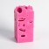 Aromatic decorative candle "openwork", pink, 6x6x12 cm, peony