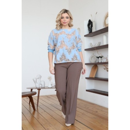 Female jumper, size 58, blue color-14