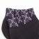 Women's socks shortened terry "snowflakes" dark gray color, size 23-25
