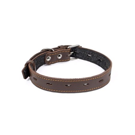 Collar leather dimensionless "zoonik", Osh 30-60 x 3 cm, mix of flowers-4