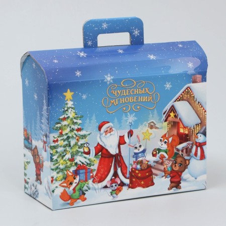 Folding box "Wonderful moments", 22.5 x 9 x 19.5 cm, New Year-2
