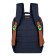 Youth backpack 39 x 26 x 10 cm, ergonomic back, Across G6, black/green G-6-1