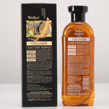 Hair shampoo with premium ginseng with a whole root, 420 ml-3