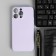 Borasco cover for the iPhone 14 Pro Max, Soft Touch, silicone, microfiber, lavender