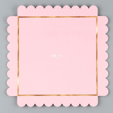 Confectionery box, chest, packaging, pink gamma, 20 x 20 x 20 cm-7
