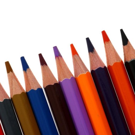 Pencils of watercolor 18 colors, in a cardboard box, sharpened-2