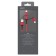 Cable 3 in 1 Pero DC-06 Universal, USB-Microusb/Lightning/Type-C, 2.4 A, 2 m, red