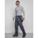 Semi-combinezone ski insulated male winter, size 54, dark gray color