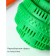 Tourmaline ball for washing linen, 7.5 × 7.5 cm, green color