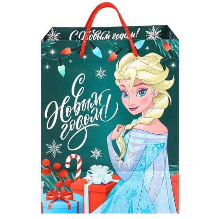 New Year. Gift package, 18x23x11.5 cm, packaging, cold heart-3