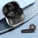 Wireless headphones K20, TWS, inserts, BT 5.0, 35/260 mAh, transparent, black