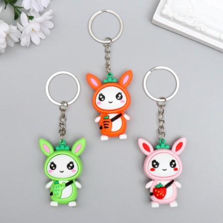 Trick Rubber "Bunny with carrots" mix 5x3.5x1.7 cm-3