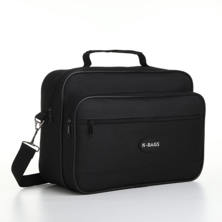 Male bag, black color-1