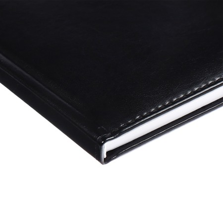 Telephone book A5, 64 sheets of Devente. Bravo, a solid cover of artificial leather with foam rubber, block 70 g/m2, black-2