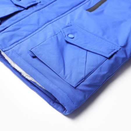 Winter jacket for boys, blue color, height 134-140 cm-3