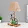 Table lamp with a clock "Bicycle" E14 15W 19x18x35 cm
