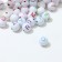 Acrylic bead "English letters" mix, ball d = 8 mm, set 10 g, color