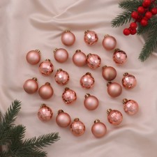 Set of balls plastic D-3 cm, 24 pcs 