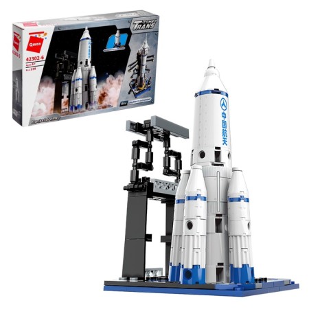 Designer block space "Space Rocket", 139 parts