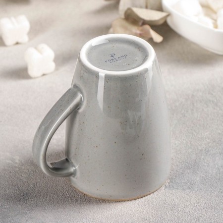 Dark Grey mug, 250 ml, porcelain, dark gray color-3