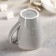 Dark Grey mug, 250 ml, porcelain, dark gray color
