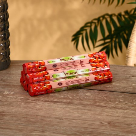 Incense "tulasi" 20 fragrances peach-1