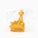 New Year's candle "Snake with a gift", for the New Year, gold 77 x 61 x 35