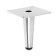 Furniture support Cappio OP08, h = 100mm, thick thickness 1.8, color chromium