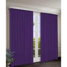 Set of curtains, size 150x250 cm, 2 pcs, purple color