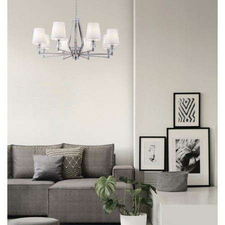 Maytoni Mod038PL-08CH, E14, 8x40 W, 830x830x1380 mm, Chrome-2