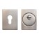 Decorative lining Bulat BND 02.08 Feron, for a cylinder mechanism, matte nickel