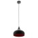 Suspension Bayerlux "Dome Duo" E27 Black-Red 24x24x18-118cm