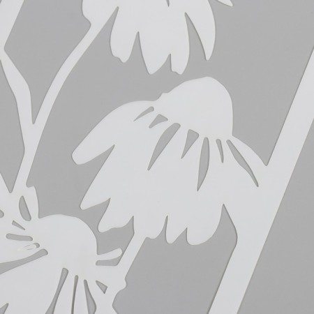 Stencil of background plastic "Three daisies" 12x20 cm-2