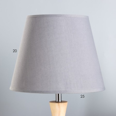 OMBR table lamp E27 40W gray 25x25x42 cm Risalux-2