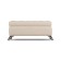 Rondel banquet with PM, 950 × 410 × 420 mm, eco -leather, vanilla souffle color
