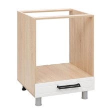 Cabinet filling the brass quad, 600x526x826, oak sonoma/nubuk Milk