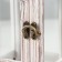 Summary tree for 1 candle "Lantern" white aged 12.5x12.5x25 cm