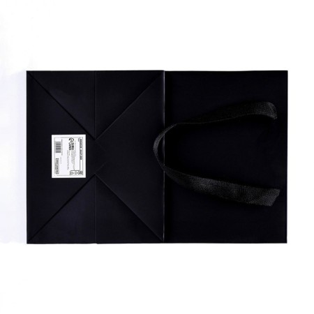 Gift package, with a window, 30 x 20 x 16 cm, black, 1pc.-2