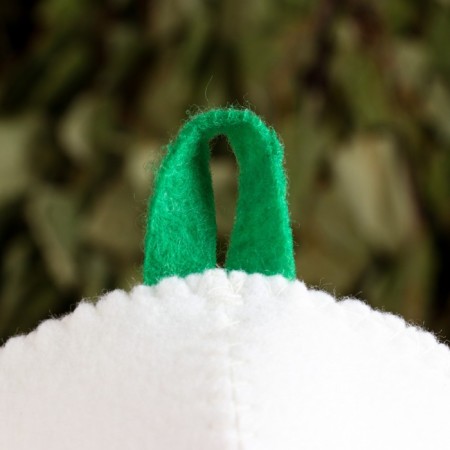 Bath cap with an applique "Marinka-Meter"-3