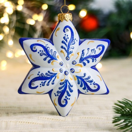 Christmas tree toy "Star" 12 cm