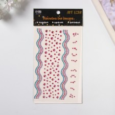 Stick plastic rhinestones 