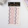 Stick plastic rhinestones "rose" rose22.5x11.5 cm