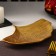 Fruit dish "shell", 23 × 15 cm, gold color
