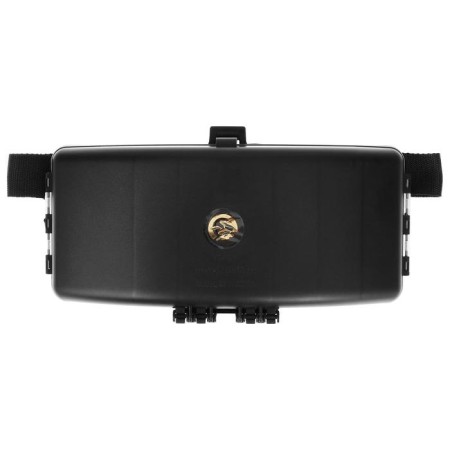 Spinning rod box on the KS-1 belt, 33 x 17 x 4 cm, black