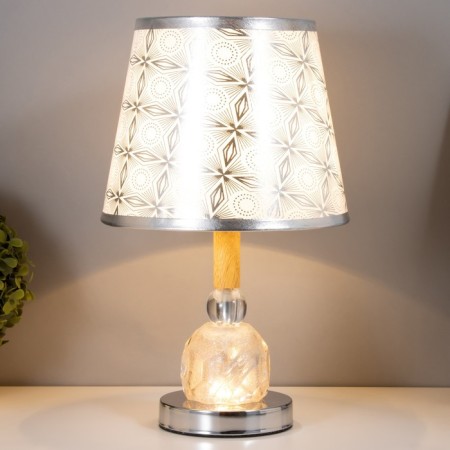 Table lamp Aleessia 1x60W E27 silver 21x21x33.5 cm Risalux-1